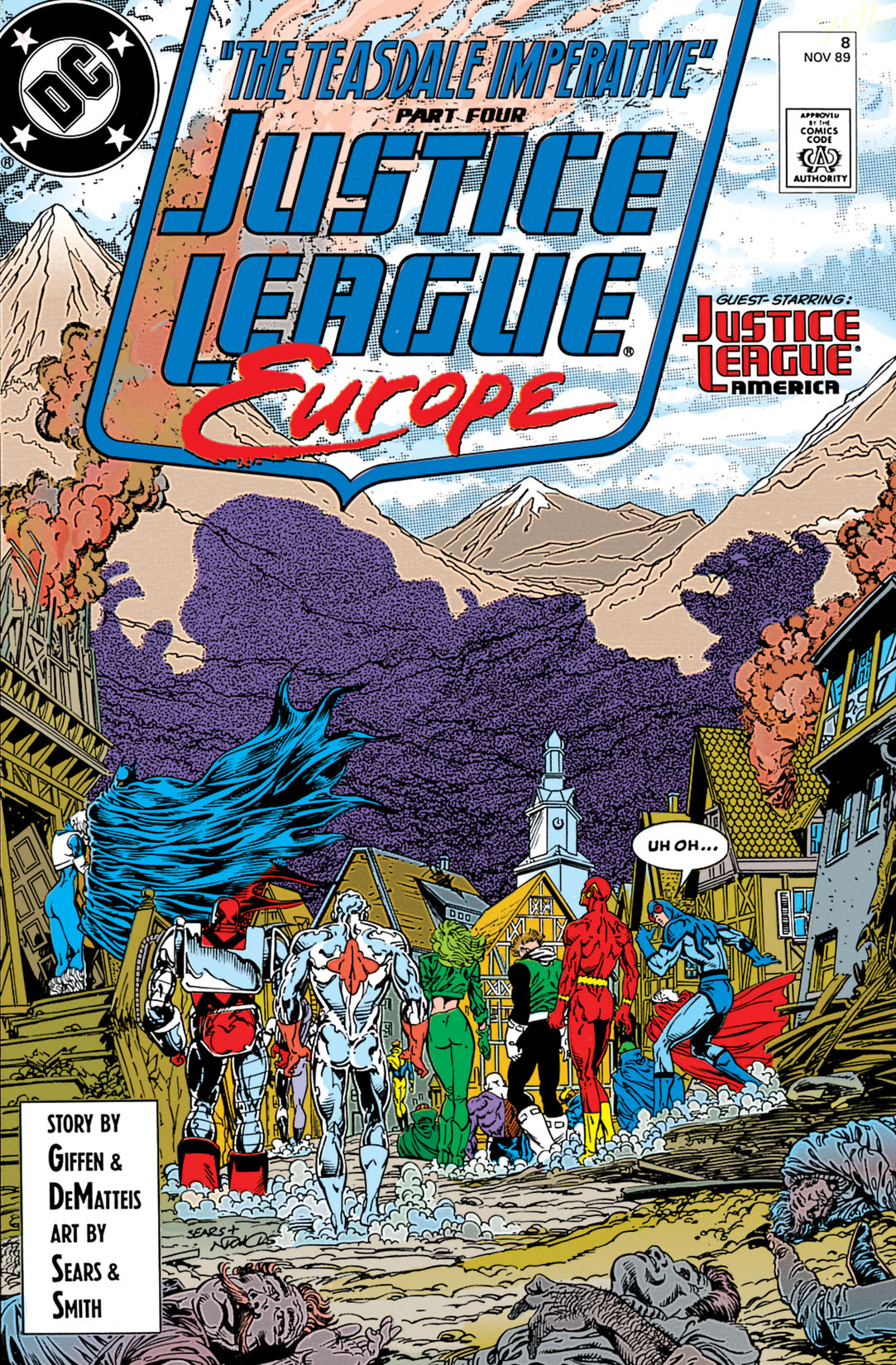 Justice League Europe #8 preview images