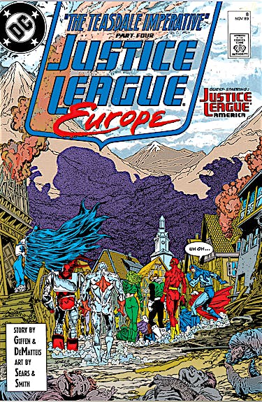 Justice League Europe #8 preview images