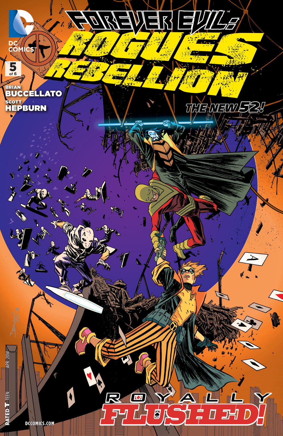 Forever Evil: Rogues Rebellion #5 preview images