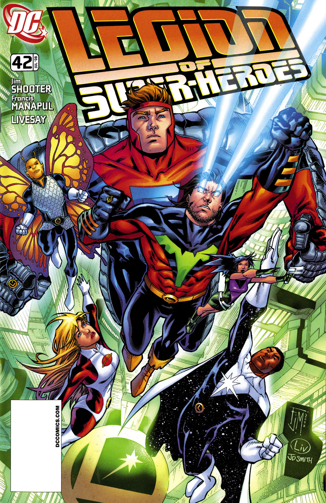 Legion of Super-Heroes (2007-) #42 preview images