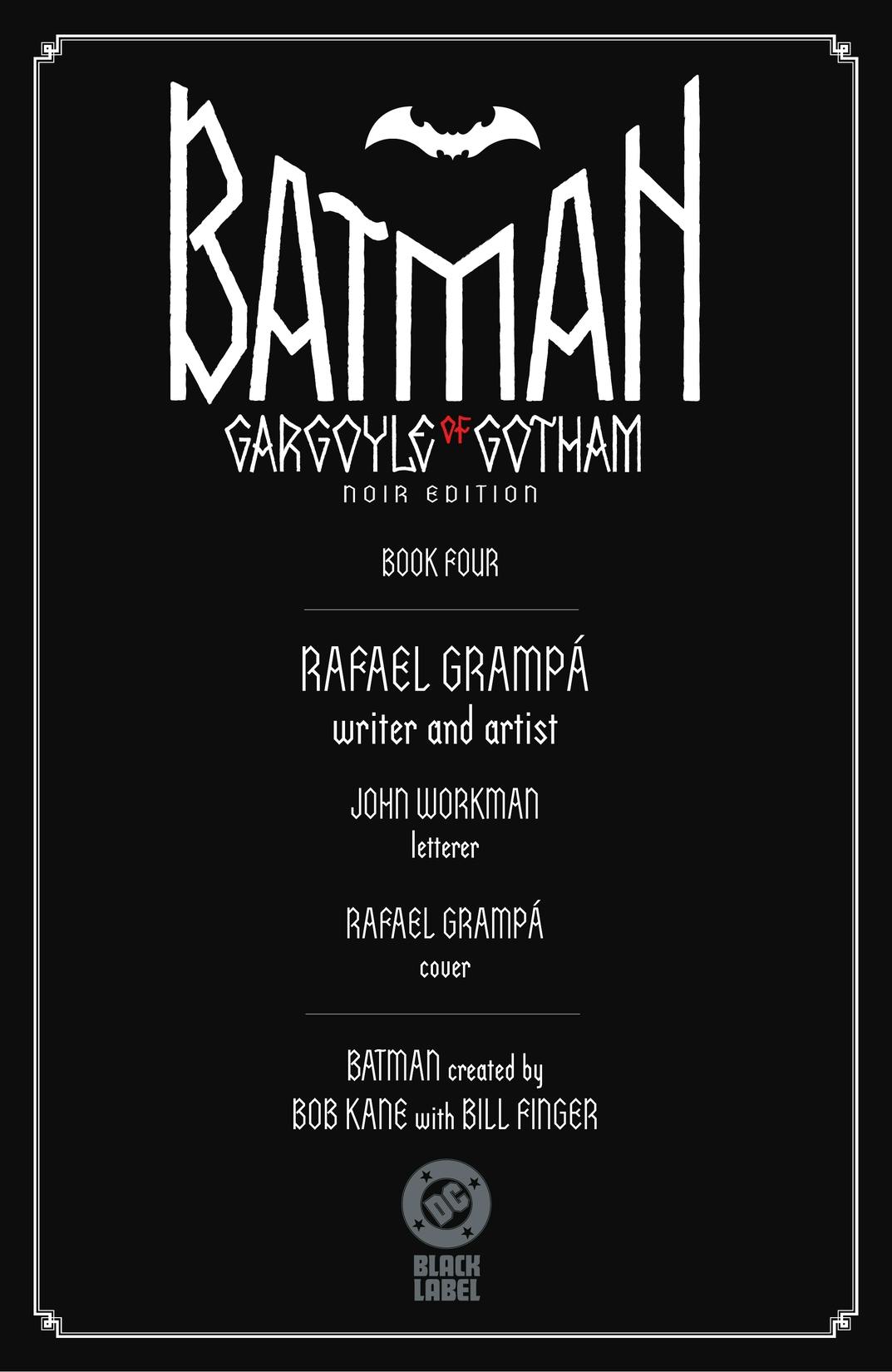 Batman: Gargoyle of Gotham Noir Edition series preview1