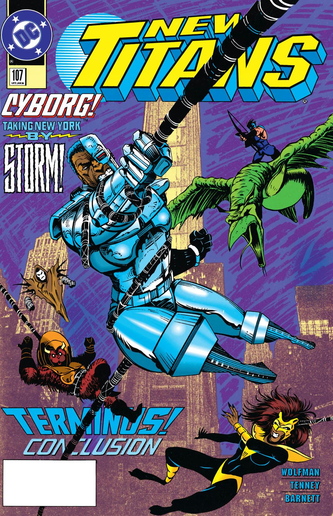 The New Titans #107 preview images
