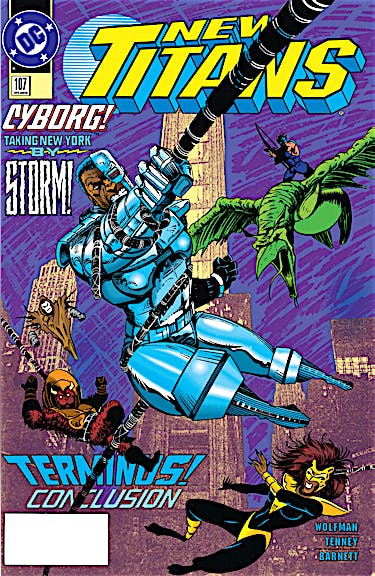 The New Titans #107 preview images
