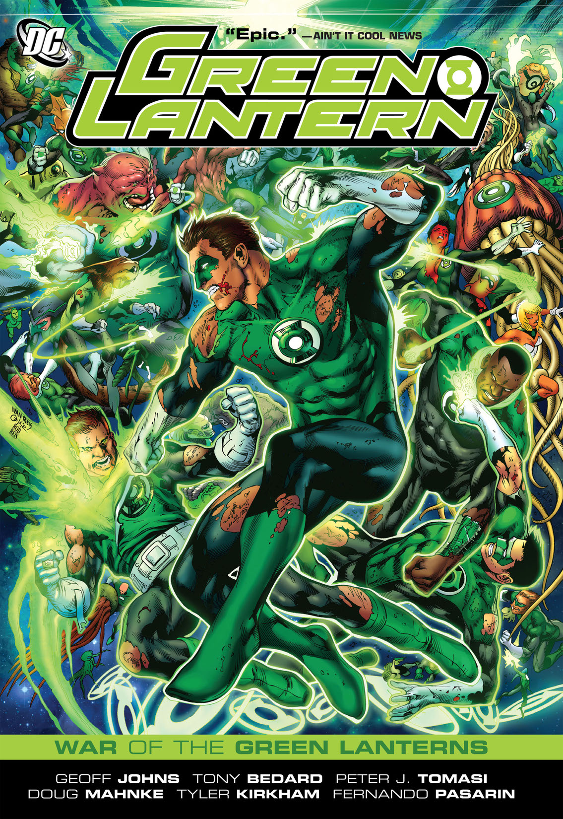 Green Lantern: War of the Green Lanterns preview images