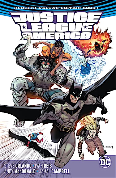 Justice League of America: The Rebirth Deluxe Edition Book 1 preview images
