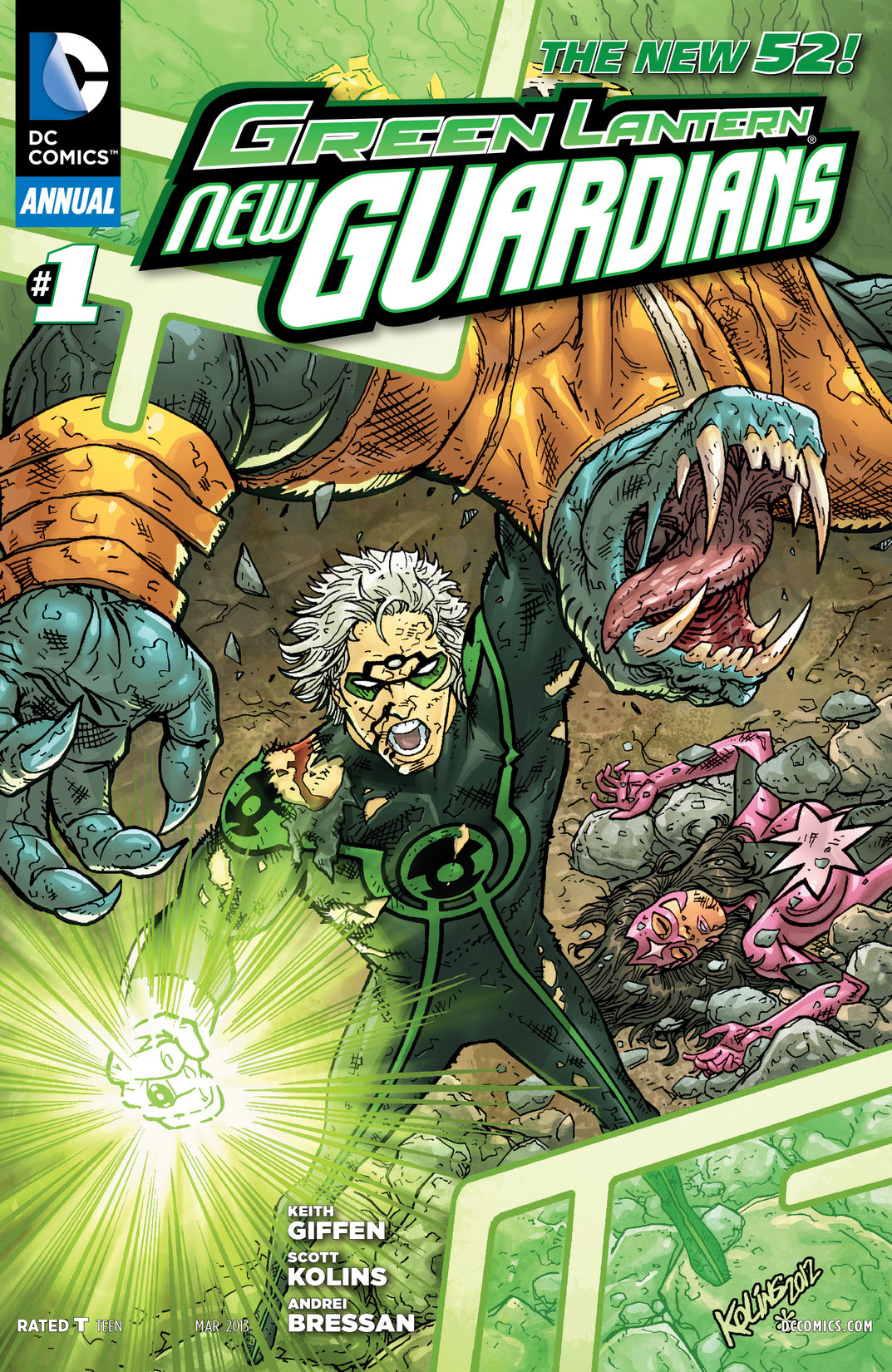 Green Lantern: New Guardians Annual #1 preview images