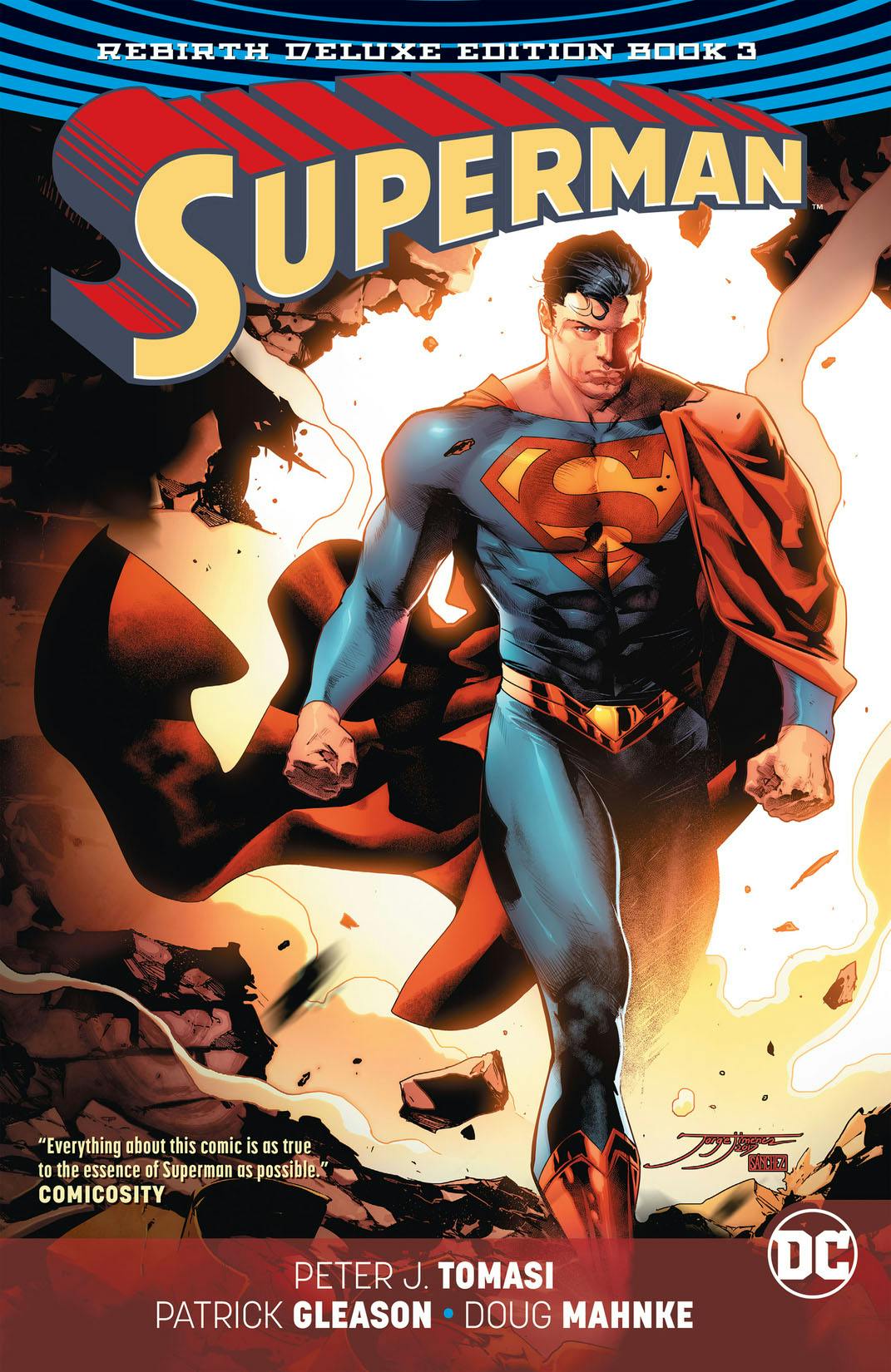 Superman: The Rebirth Deluxe Edition Book 3 preview images