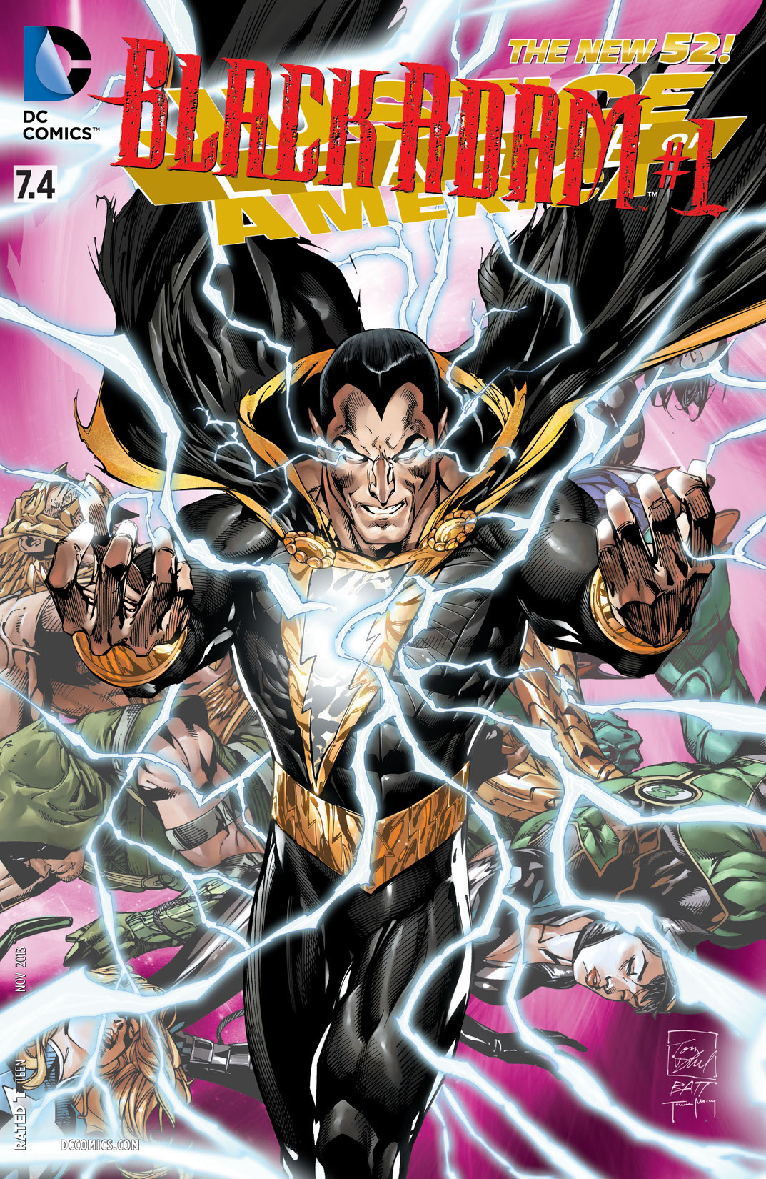 Justice League of America feat Black Adam (2013-) #7.4 preview images