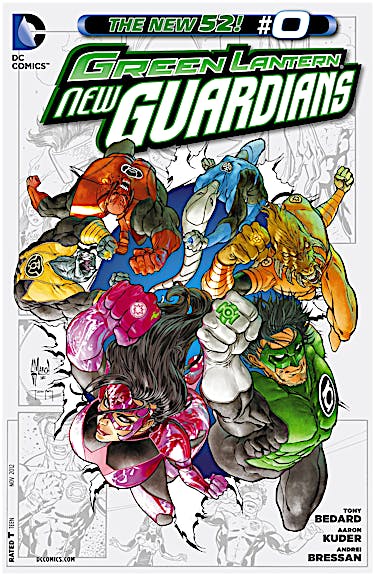 Green Lantern: New Guardians #0 preview images