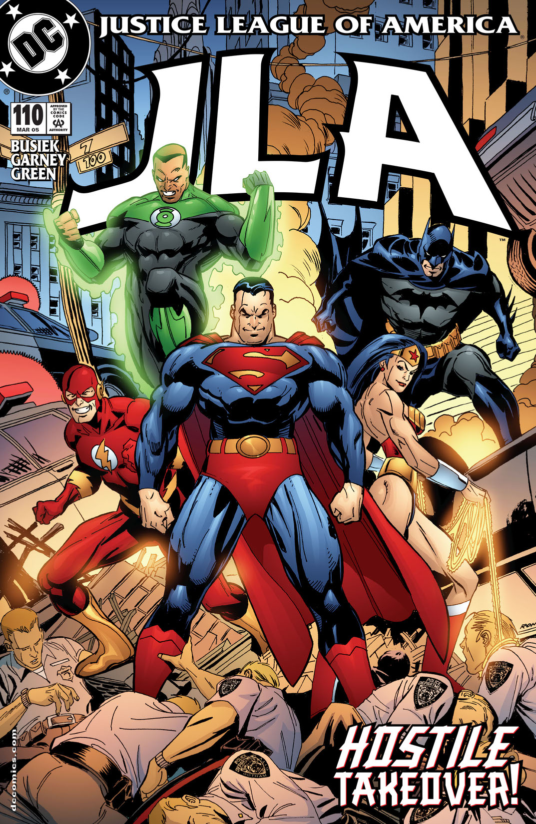 JLA #110 preview images