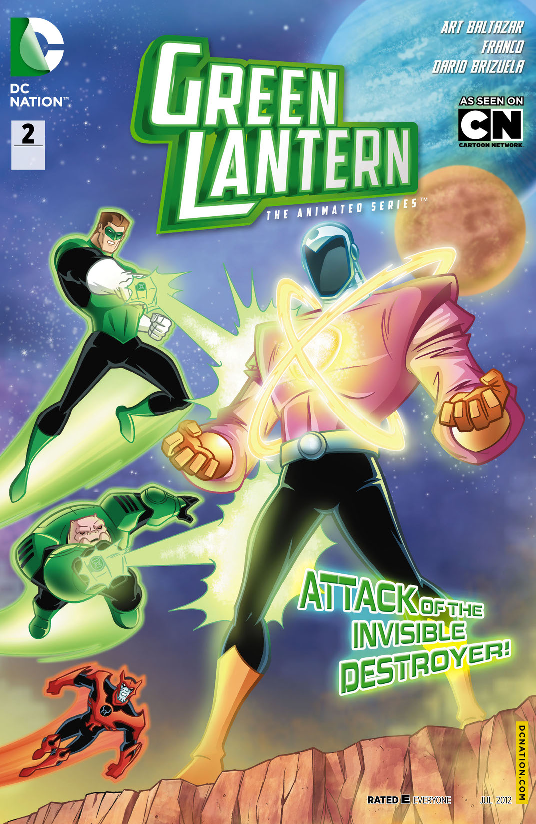 Green Lantern: The Animated Series #2 preview images