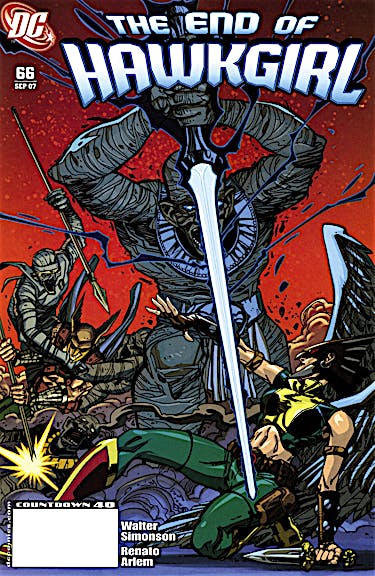 Hawkgirl #66 preview images