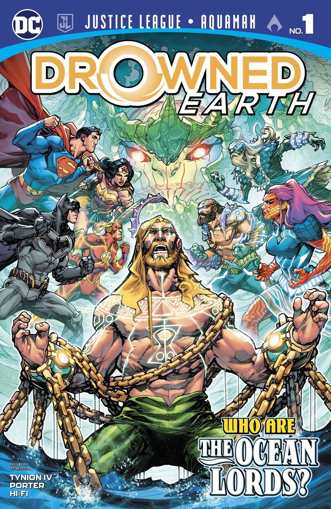Justice League/Aquaman: Drowned Earth Special (2018-) #1 preview images