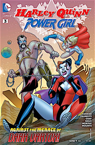 Harley Quinn and Power Girl #3 preview images