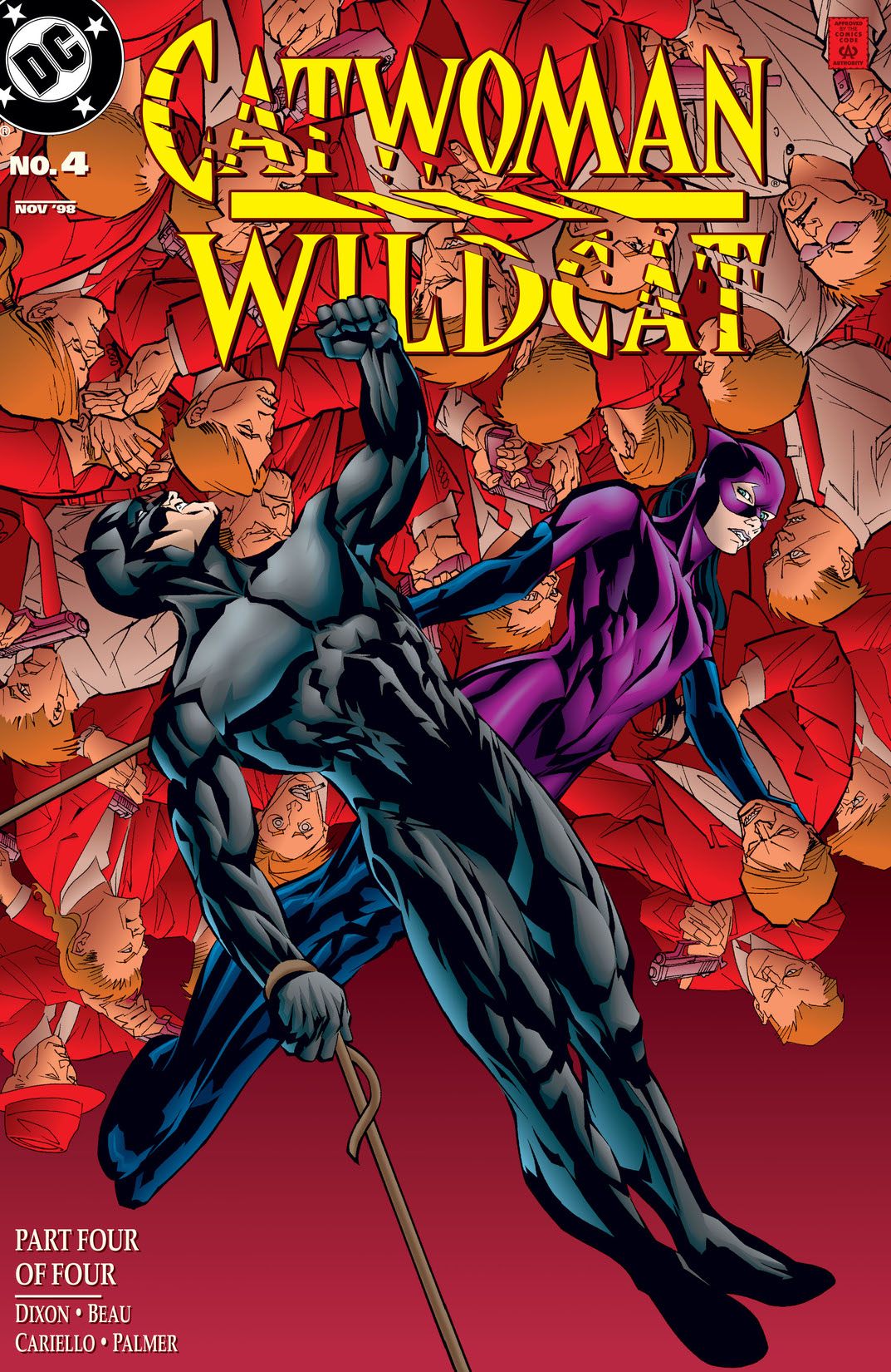 Catwoman/Wildcat #4 preview images
