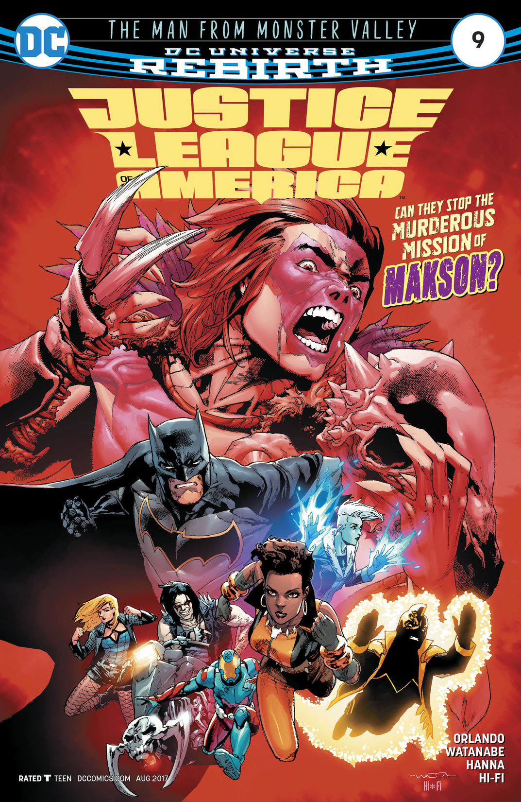 Justice League of America (2017-) #9 preview images