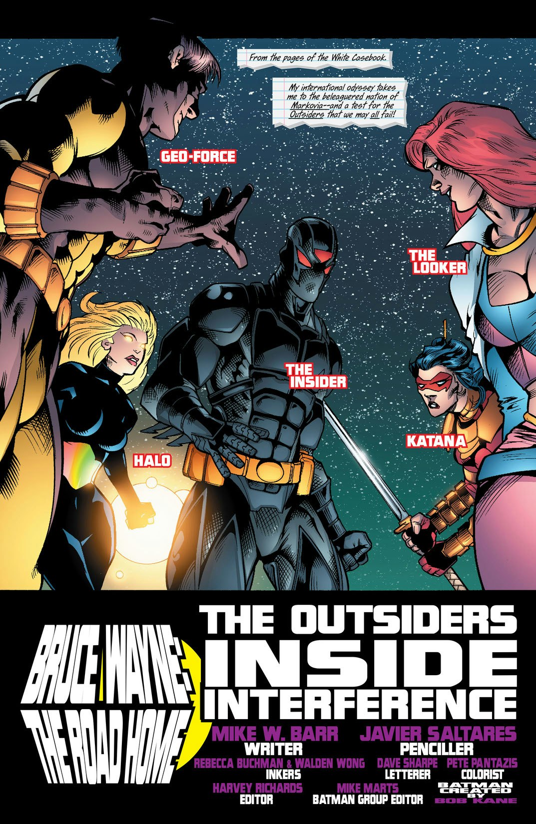 Bruce Wayne: The Road Home: Outsiders #1