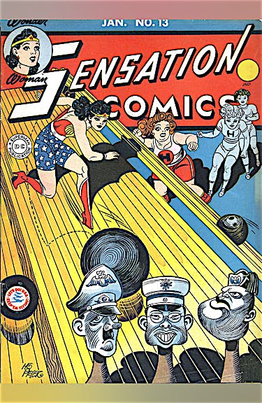 Sensation Comics #13 preview images