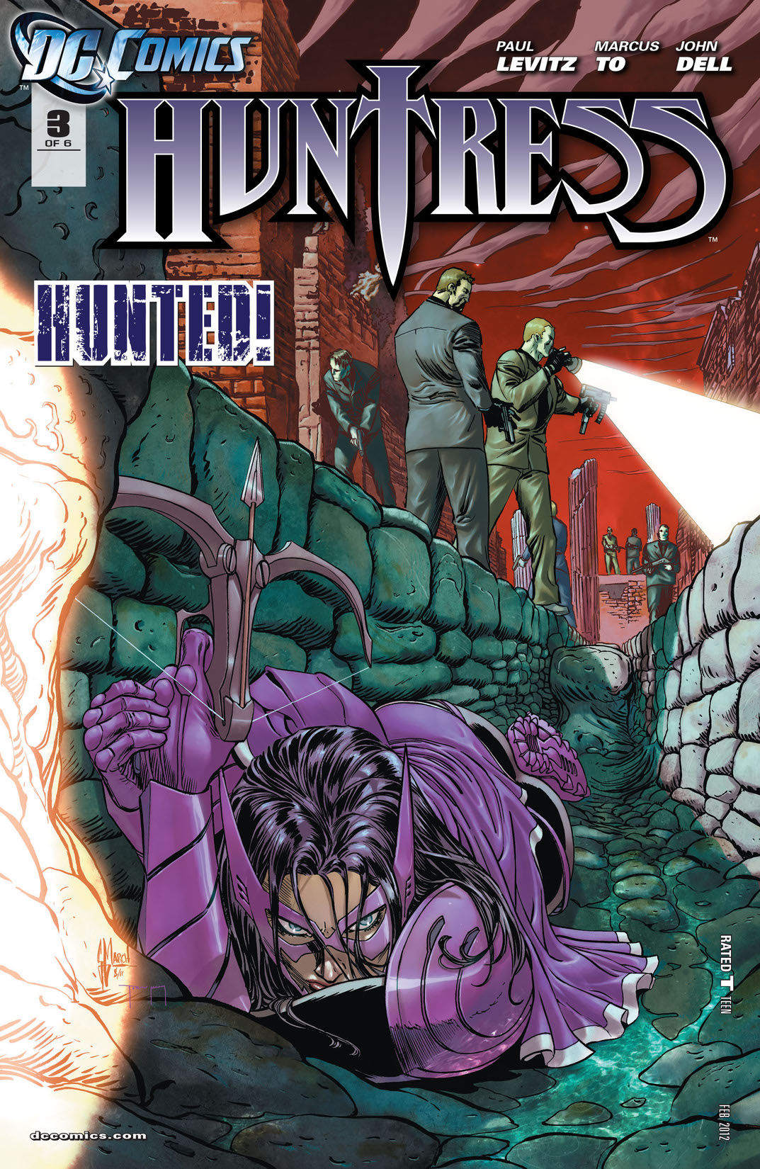 Huntress #3 preview images
