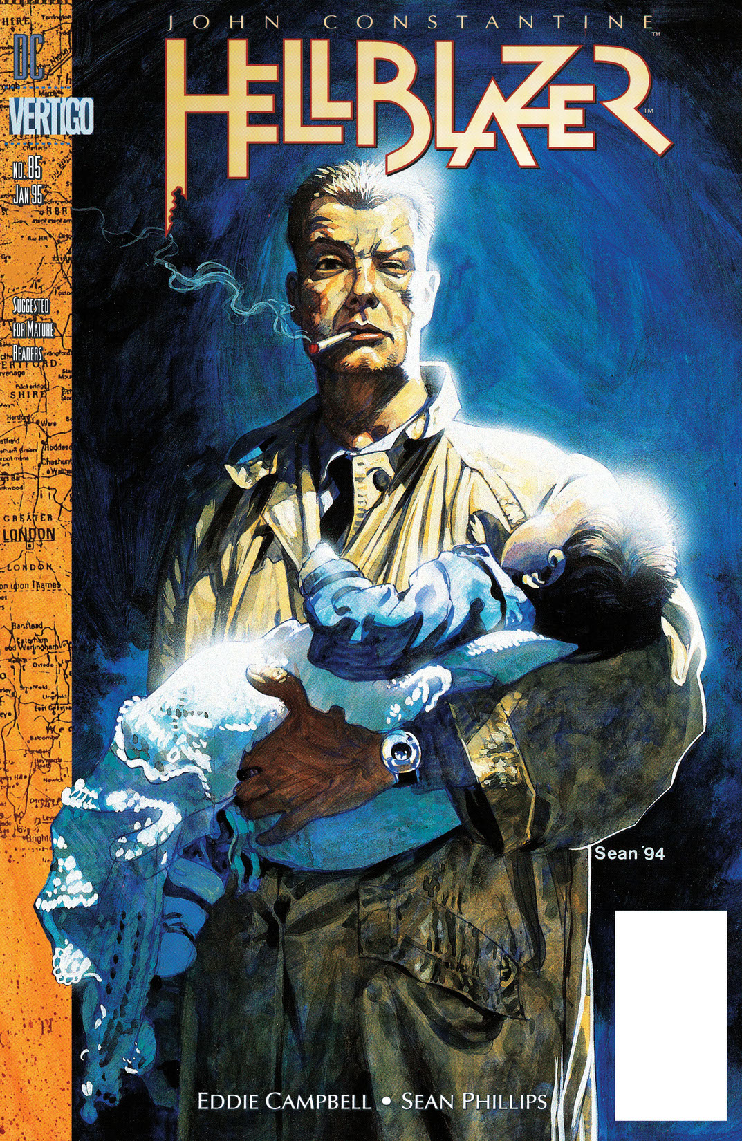 Hellblazer #85 preview images