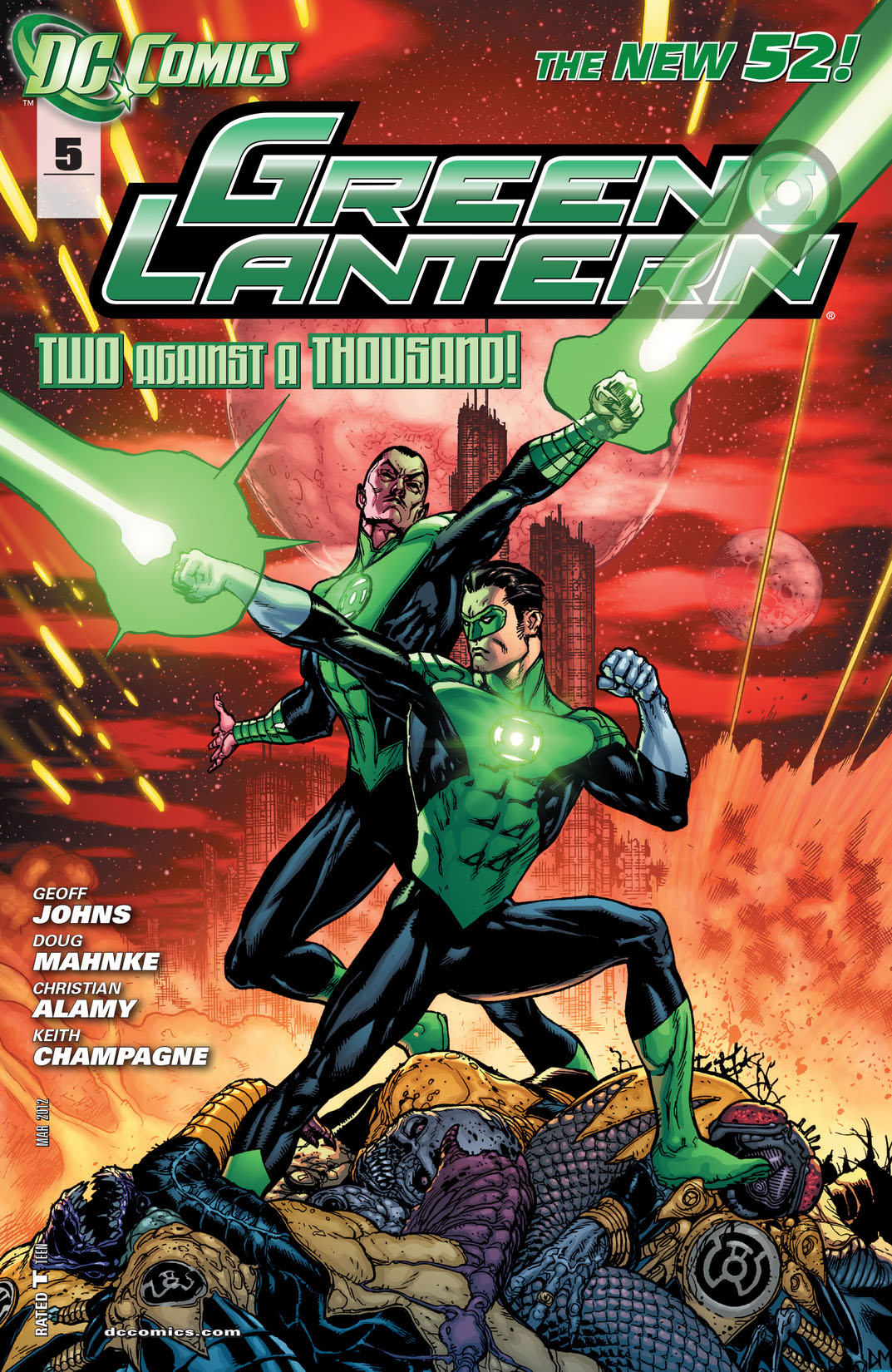 Green Lantern (2011-) #5 preview images
