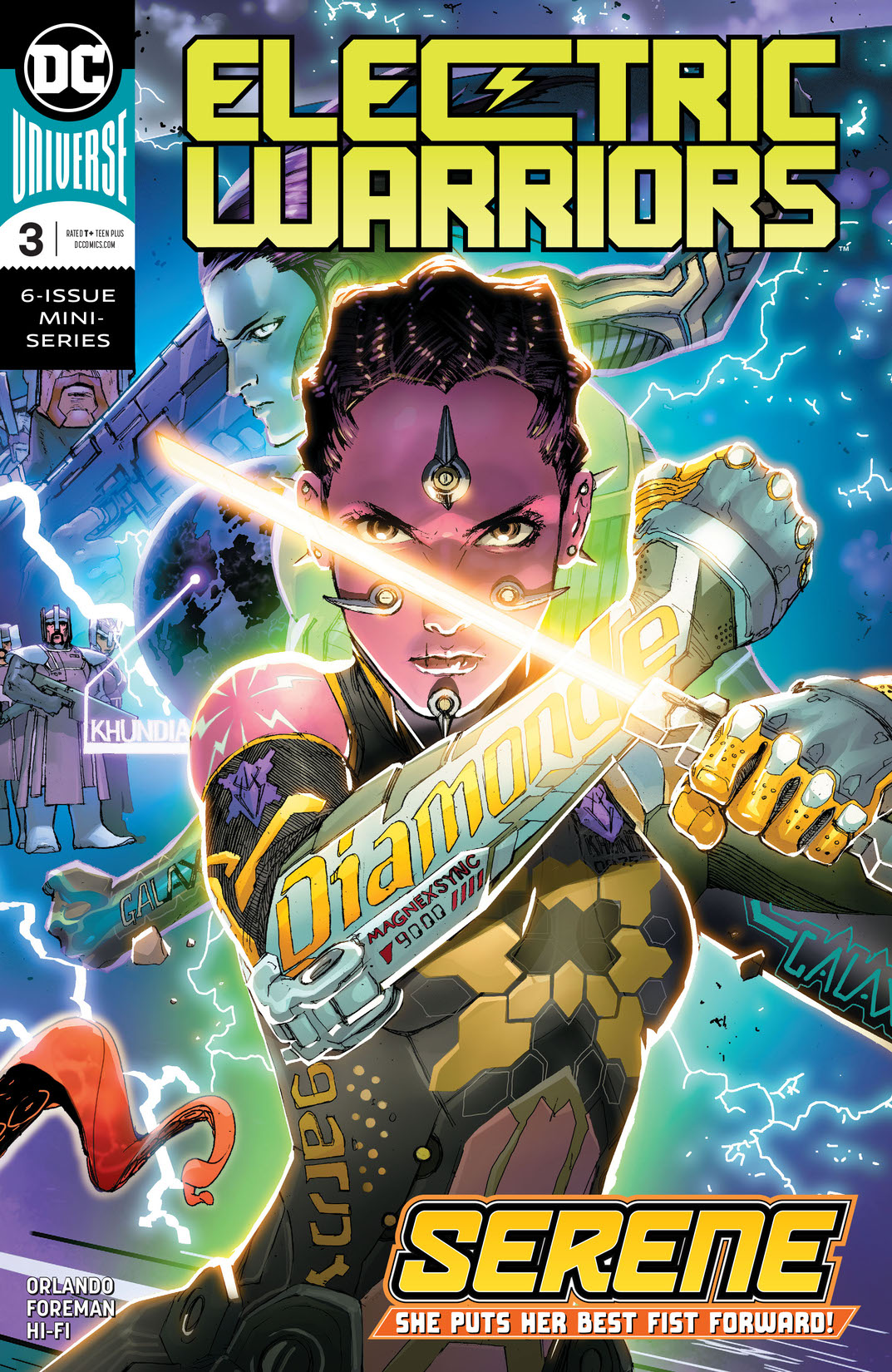Electric Warriors #3 preview images