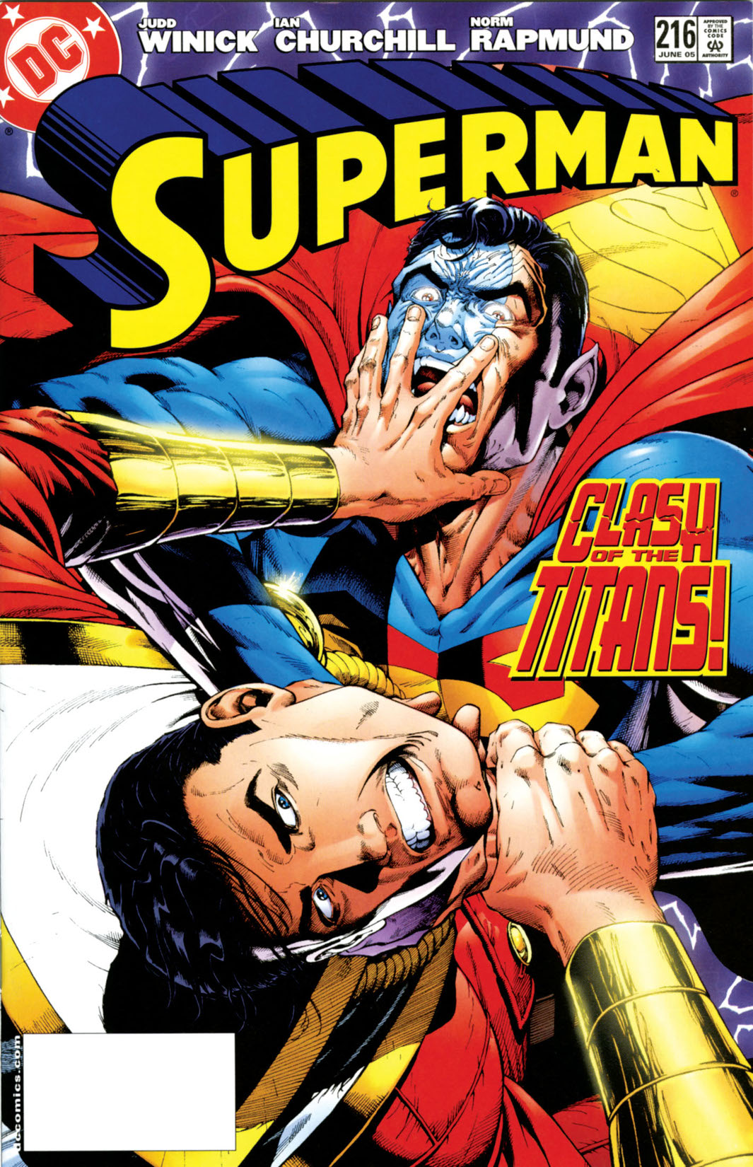Superman (1986-) #216 preview images