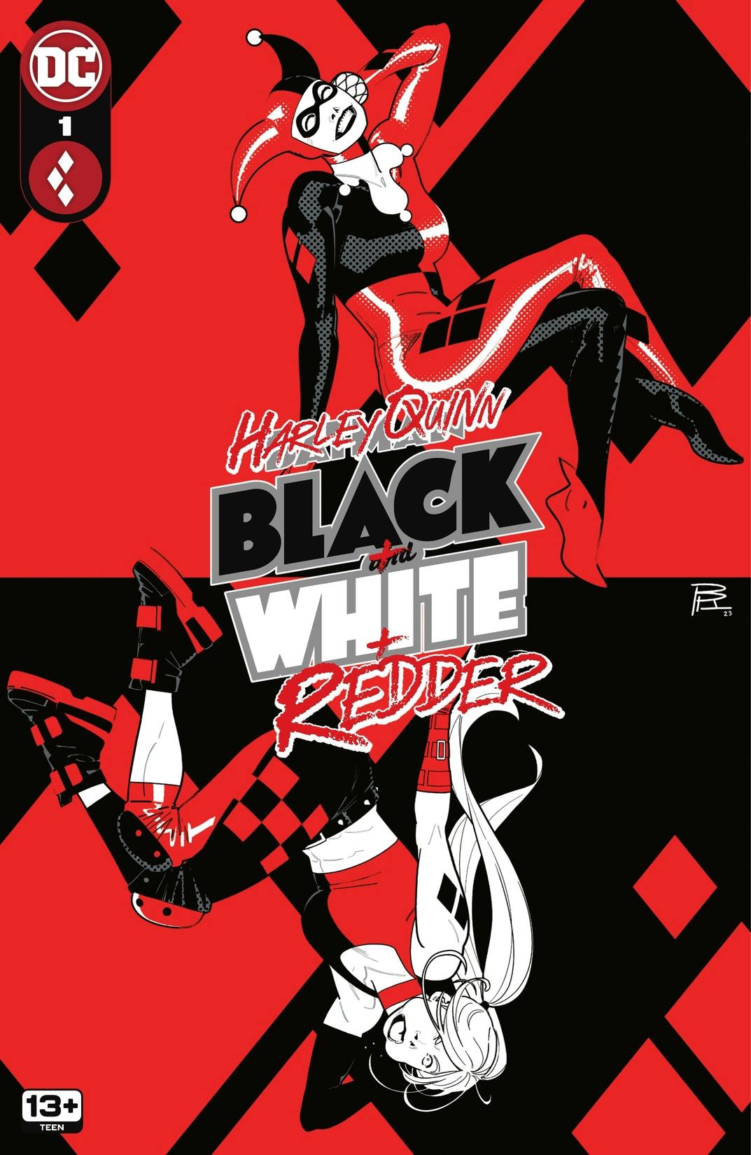 Harley Quinn: Black + White + Redder #1 preview images