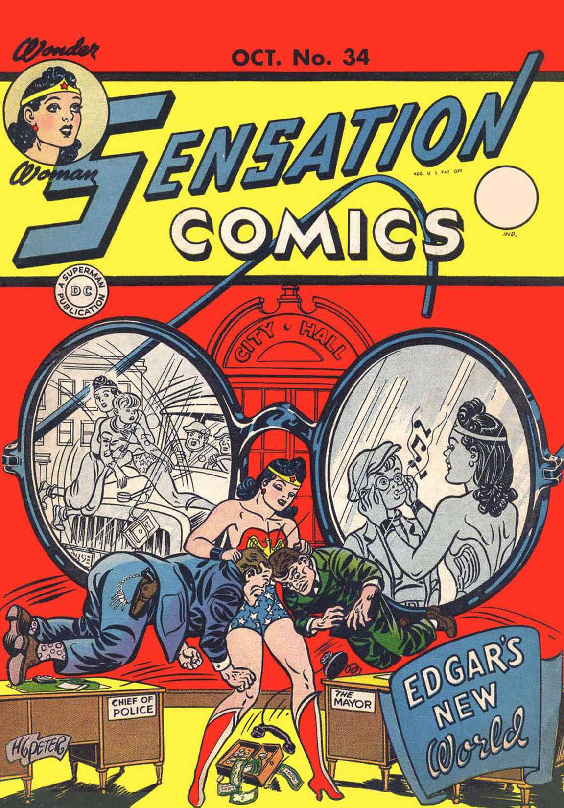 Sensation Comics #34 preview images