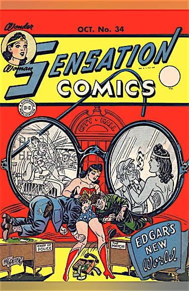Sensation Comics #34 preview images