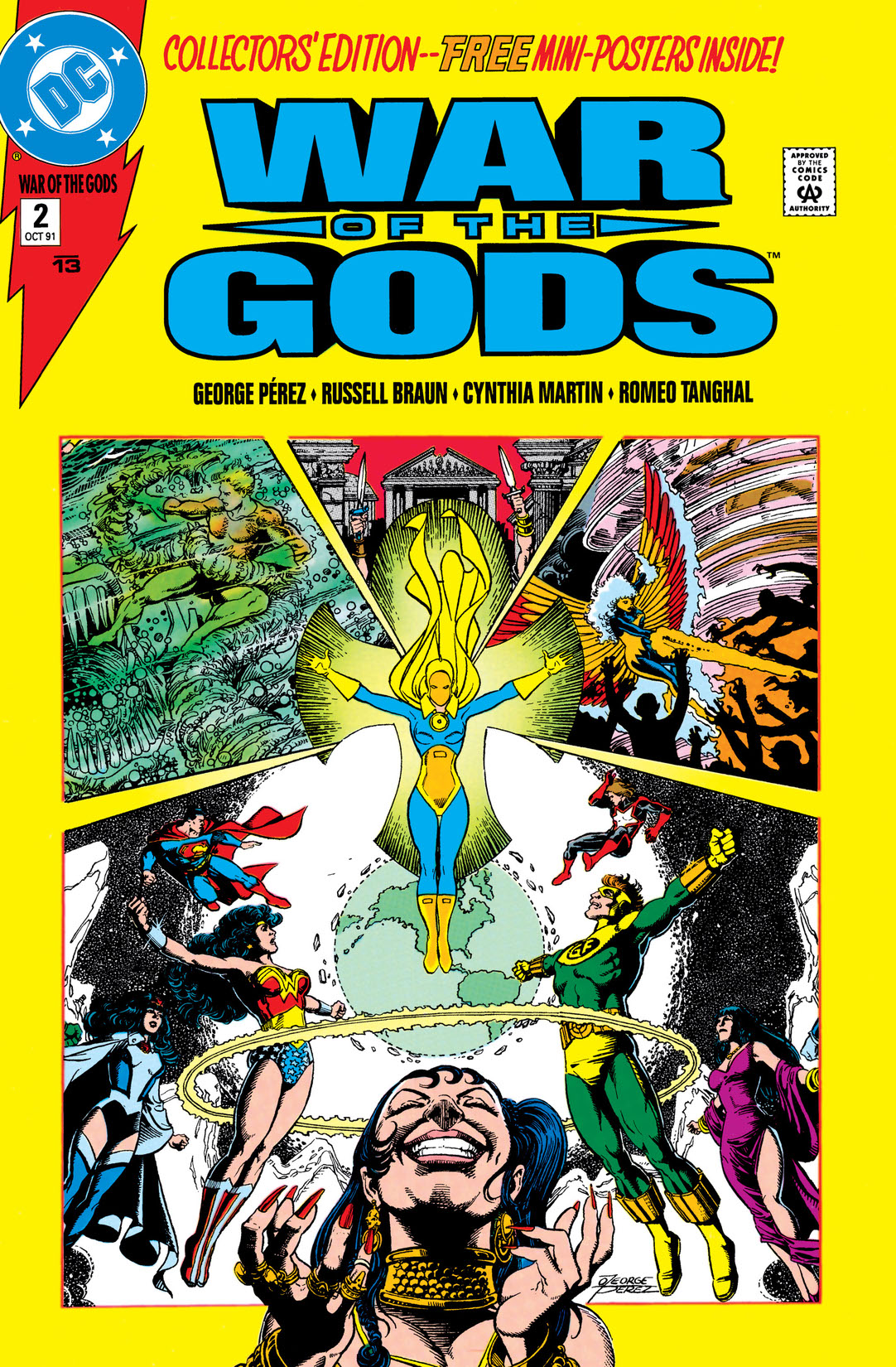 1991 Collectors Edition War of the Gods No.2 George Perez & Cynthia Martin
