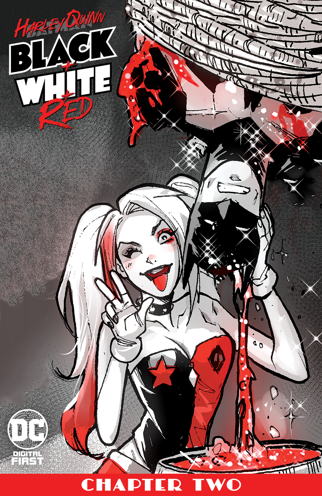Harley Quinn Black + White + Red #2 preview images