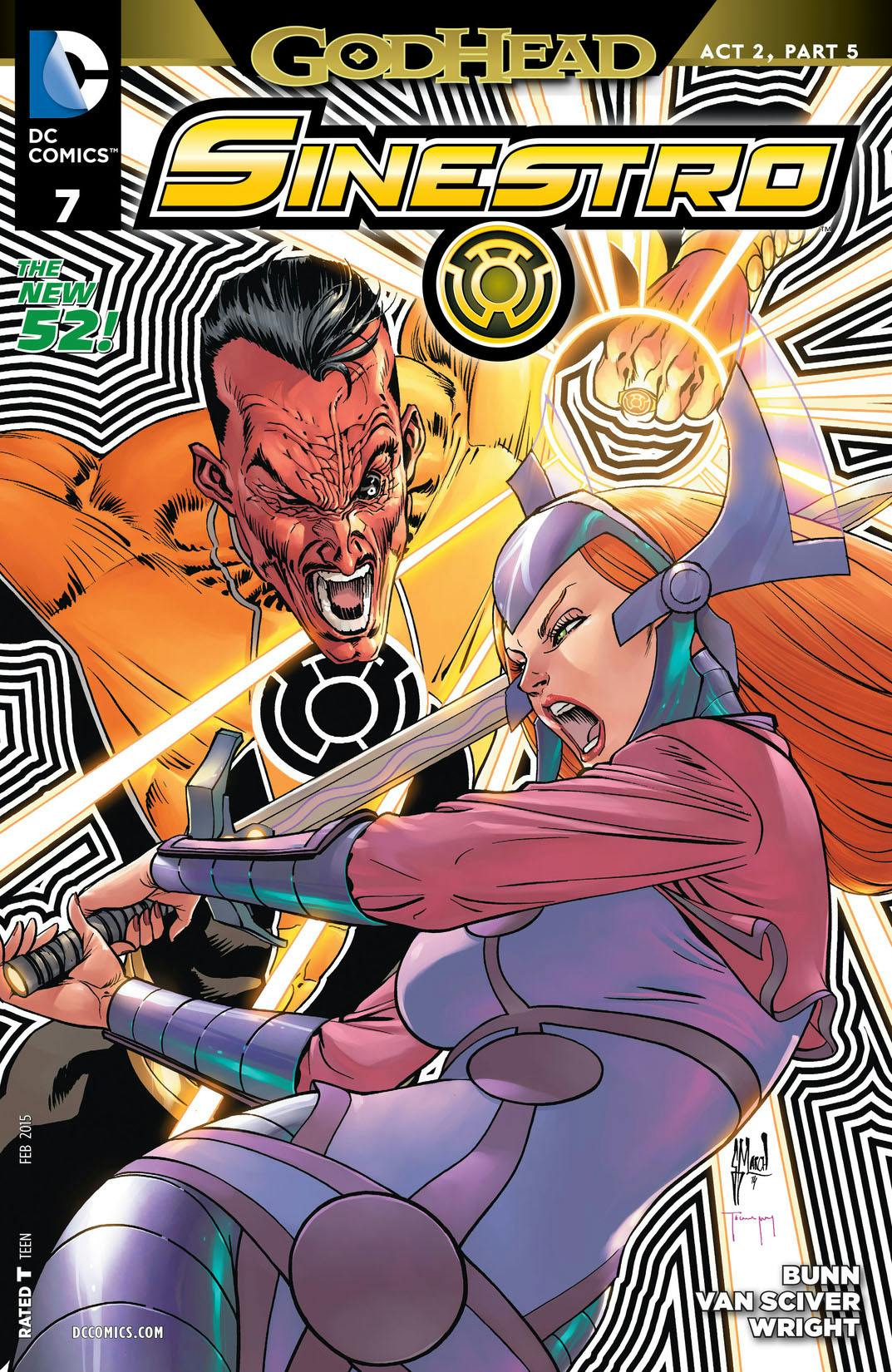 Sinestro #7 preview images