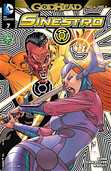 Sinestro #7 preview images