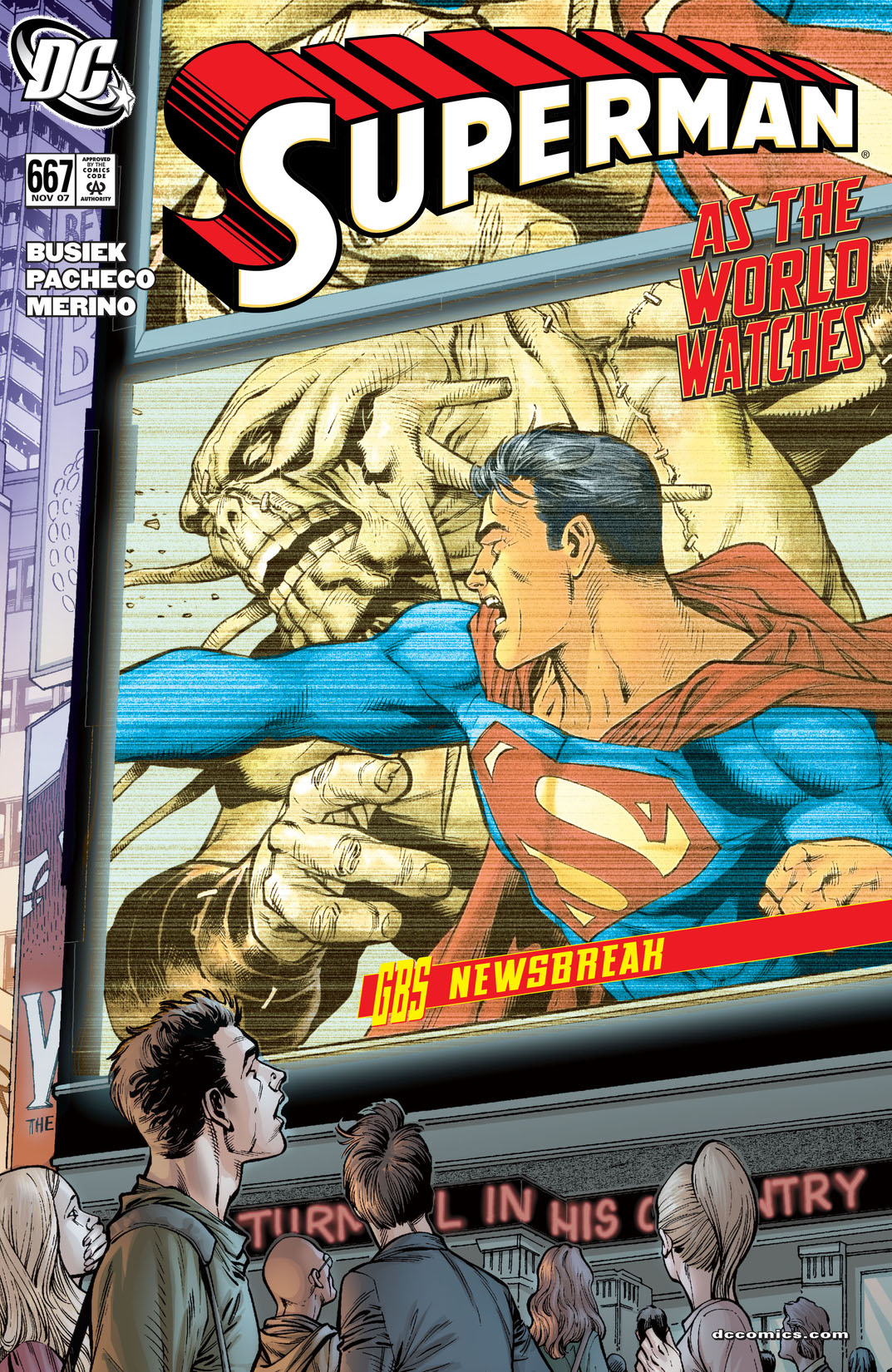 Superman (2006-) #667 preview images