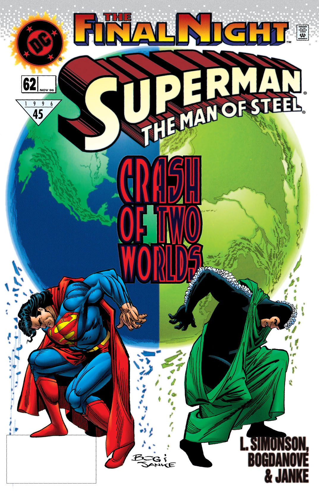 Superman: The Man of Steel #62 preview images