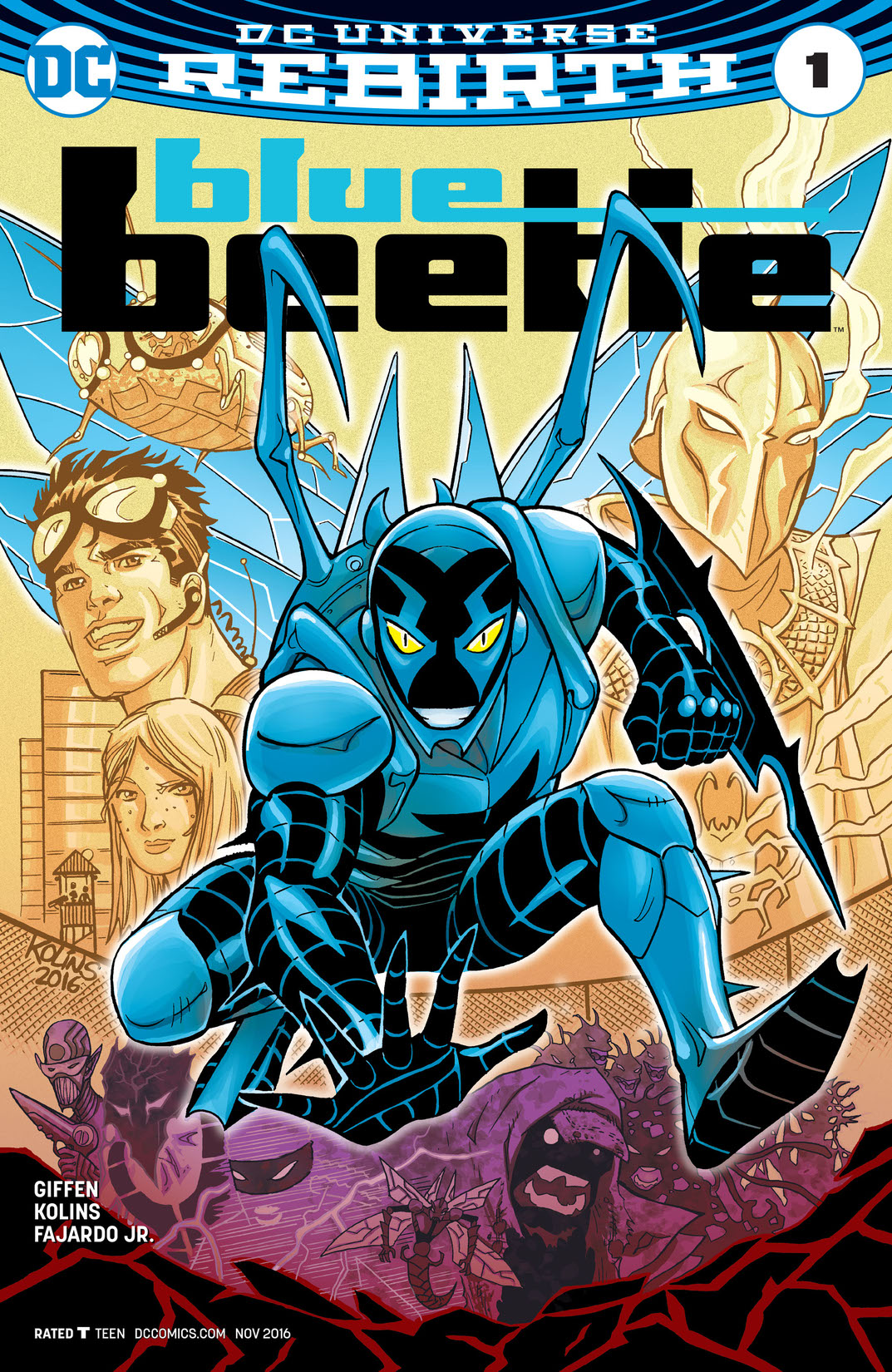 Blue Beetle (2016-) #1 preview images