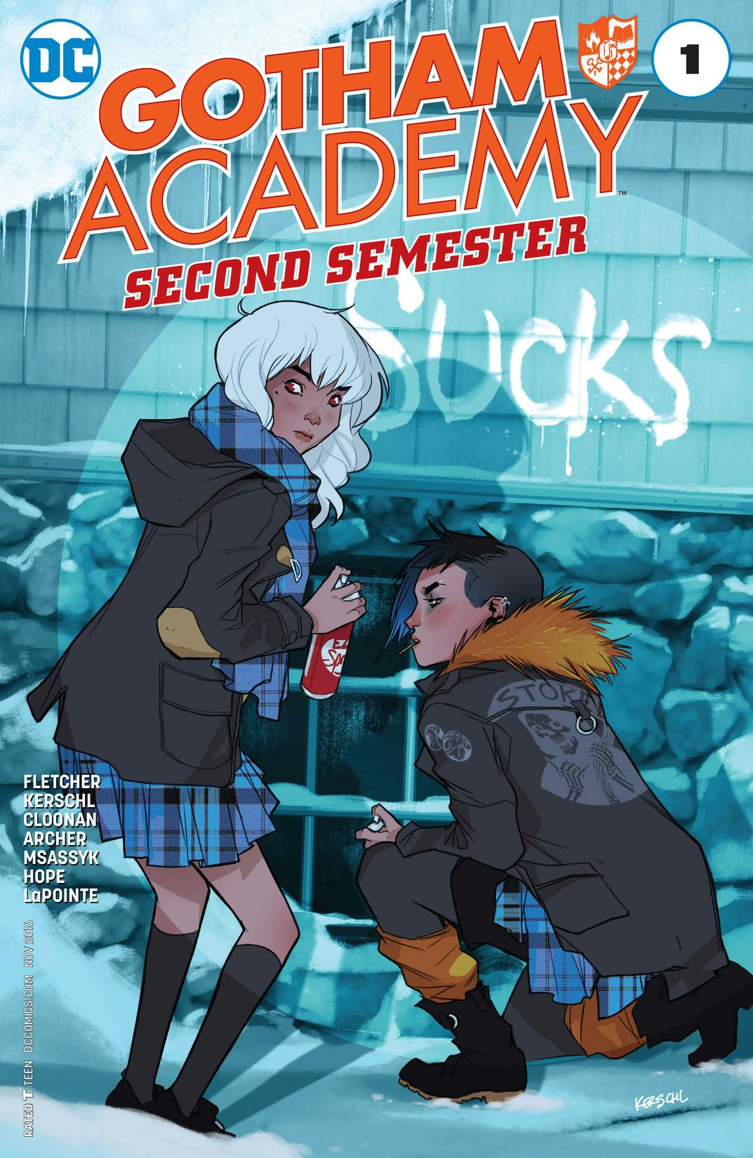 Gotham Academy: Second Semester #1 preview images