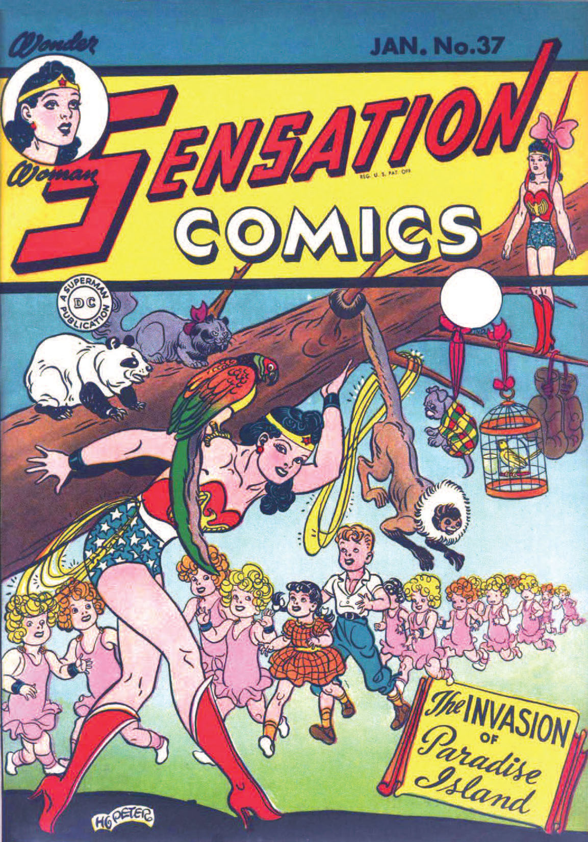 Sensation Comics #37 preview images