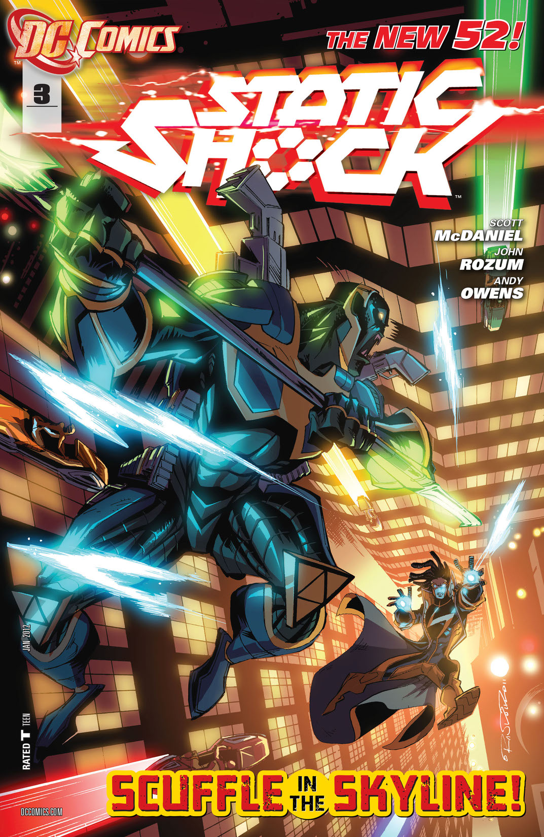 Static Shock #3 preview images
