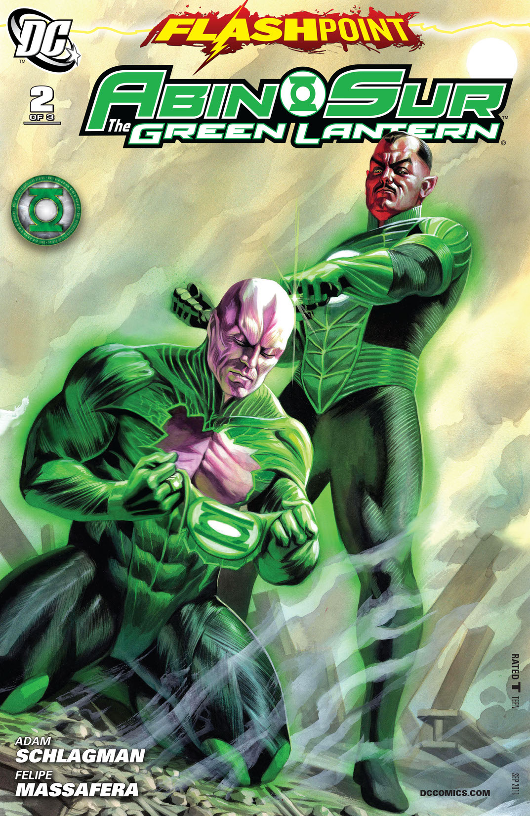 Flashpoint: Abin Sur the Green Lantern #2 preview images