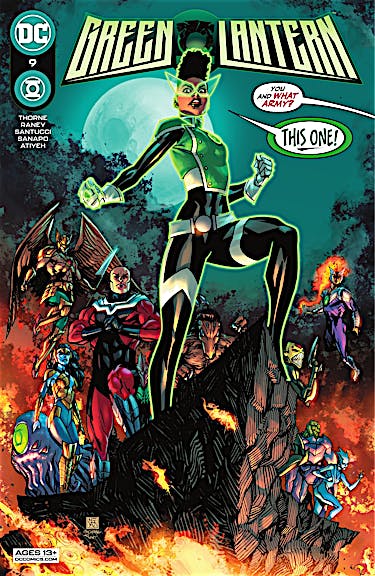 Green Lantern #9 preview images