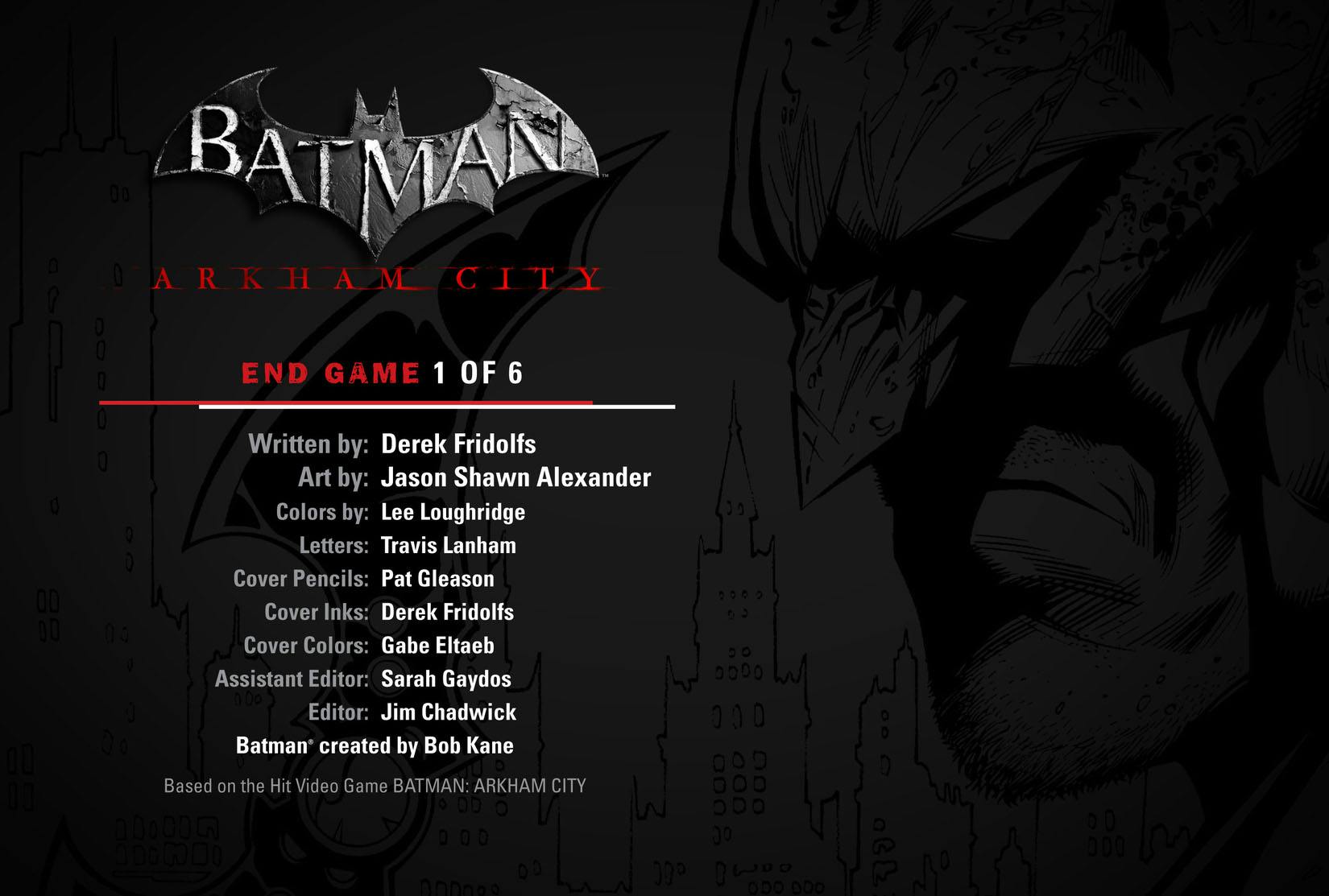 Batman: Arkham City: End Game series preview1