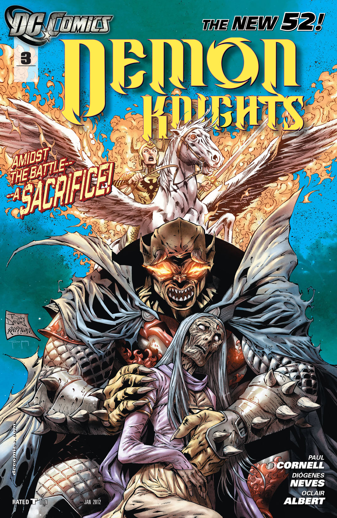 Demon Knights #3 preview images