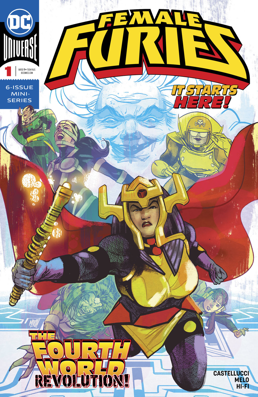 Female Furies #1 preview images