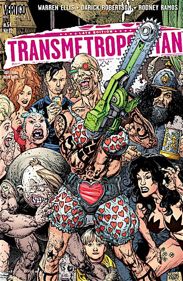 Transmetropolitan #54 preview images