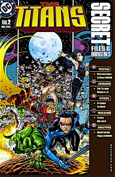 Titans Secret Files #2 preview images