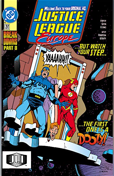 Justice League Europe #32 preview images