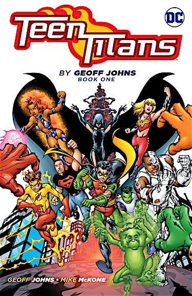 Teen Titans by Geoff Johns Book One preview images