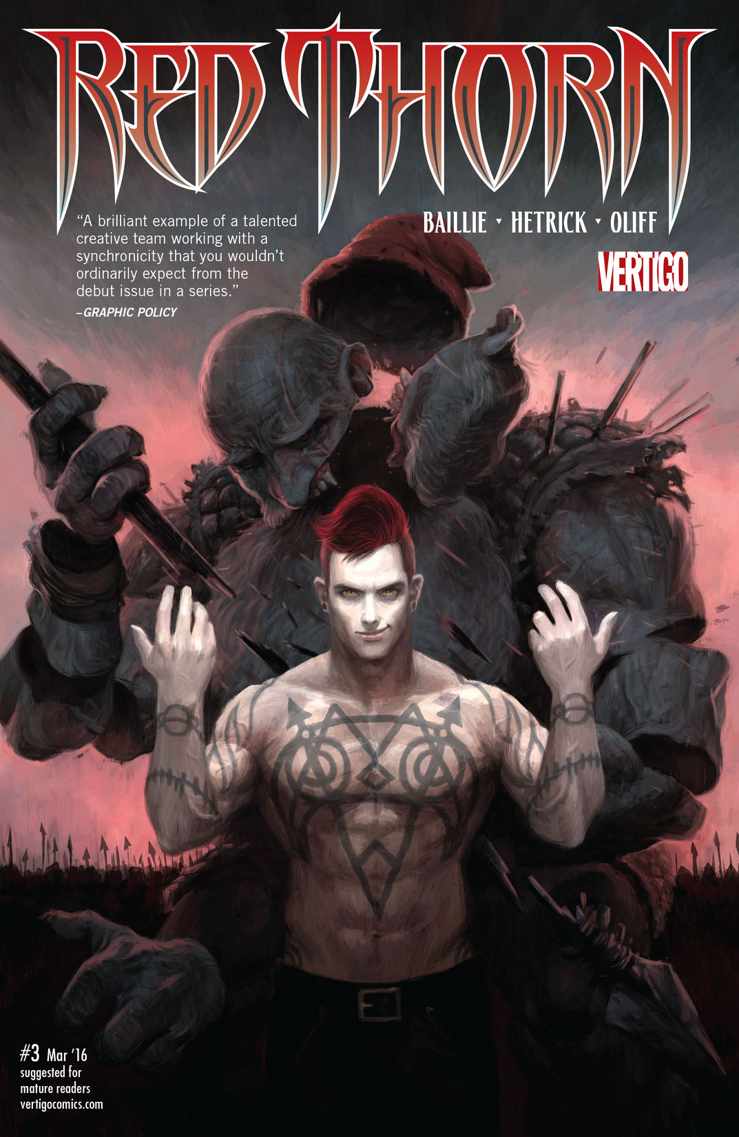 Red Thorn #3 preview images